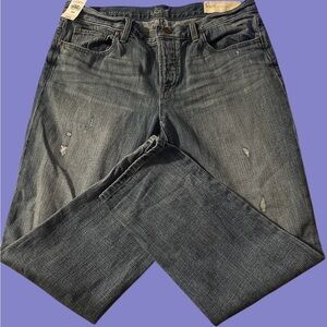 LOFT Women's Straight Blue Jeans